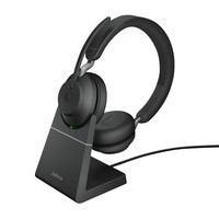 Headset met snoer Evolve2 65 Duo USB A MS Link 380a Jabra Manutan.nl