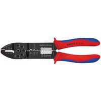 KNIPEX Krimptang zwart gelakt met meer-componenten greep 230 mm, 97 21 215 B