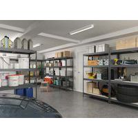 Set van 4 lichte stellingen Manutan Rapid 3 Evolution - hoogte 1800 mm - Manutan Expert