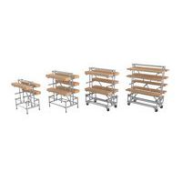 Mini-rack Cantilever mobiel - belasting 350 kg per niveau - Trilogiq, foto 2 van 3