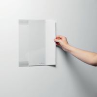 Info Holder zelfklevende transparante insteekhoes - Durable