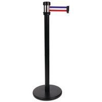 Paal met driekleurige band - 2 m - Staal - Manutan Expert