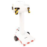 Paal met dubbele band - Staal - 28 m - Manutan Expert