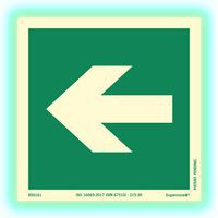 Bord fotoluminescerend - Noodpijl - Supernova+ ®