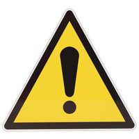 Waarschuwingsbord - Algemene waarschuwing - Aluminium - Manutan Expert