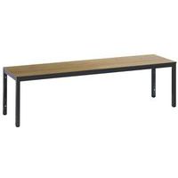 Houten bank Basic Plus - met en zonder schoenenrek - CP, foto 3 van 3