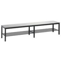 Houten bank Basic Plus - met en zonder schoenenrek - CP