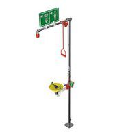 Veiligheidsdouche met oogdouche en bak - onverwarmd -  Hughes