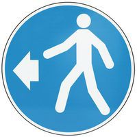 Bord Voetgangers links - Manutan Expert