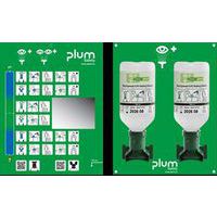 Oogdouchestation met 2 flessen van 500 ml - Plum