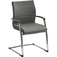 Bezoekersstoel Dama - Lederen bekleding - Quadrifoglio