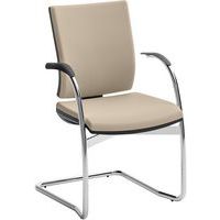 Bezoekersstoel Optima - Stoffen bekleding - Quadrifoglio