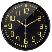 Wandklok geruisloos Contrast kwarts - Orium