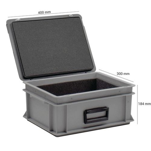 Max Cases koffer, luchtdicht, met schuim