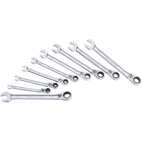 Set Van 9 Combinatiesleutels Met Omkeerbare Ratel Manutan huismerk kopen in de aanbieding