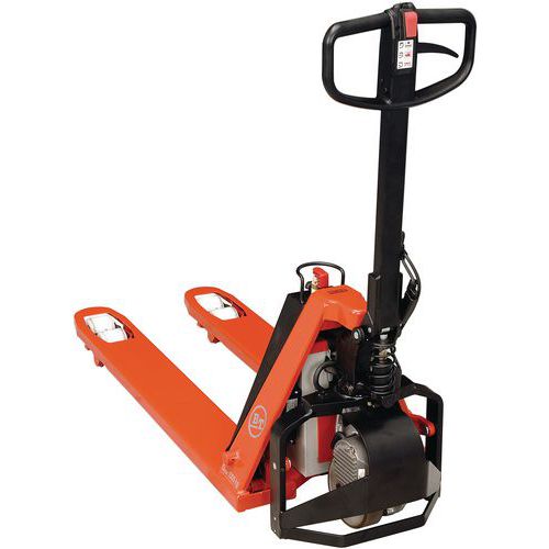 Semi Elektrische Ergonomische Pallettruck Toyota 1000 Kg Vork 1150 Mm huismerk kopen in de aanbieding