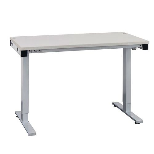 Werkbank Multi2Move Laminaat Lichtgrijs Breedte 128 huismerk kopen in de aanbieding