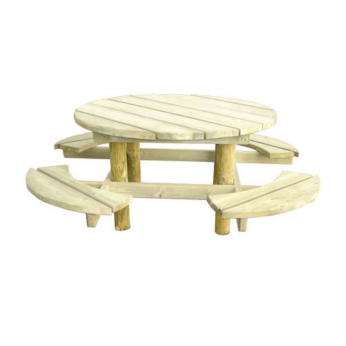 Picknicktafel Rond Naaldhout huismerk kopen in de aanbieding