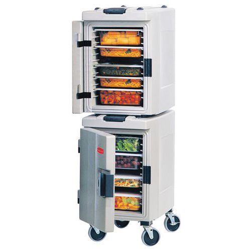 mogelijkheid om 2 containers te stapelen