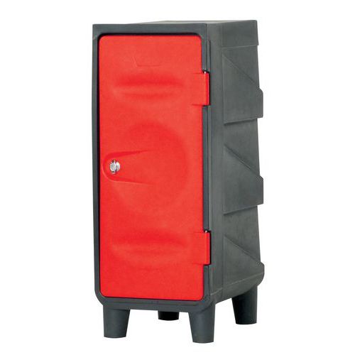 Halve Garderobekast Kunststof Op Poten Zonder Stofkap Lege Binnenkant huismerk kopen in de aanbieding