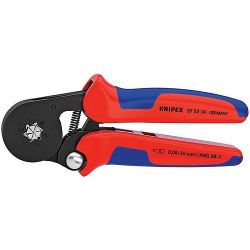 Knipex Zelfinstellend Krimptang Voor Adereindhuls 180Mm 97 53 14 Sb knipex kopen in de aanbieding