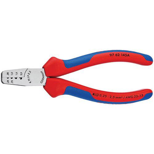 Knipex Krimptang Adereindhulzen Componentengreep 145Mm 97 62 145 A knipex kopen in de aanbieding Knipex Krimptang Adereindhulzen Componentengreep 145Mm 97 62 145 A knipex kopen in de aanbieding
