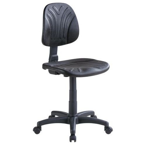 Ergonomische Werkplaatsstoel Tecno Laag Op Potenwielen huismerk kopen in de aanbieding
