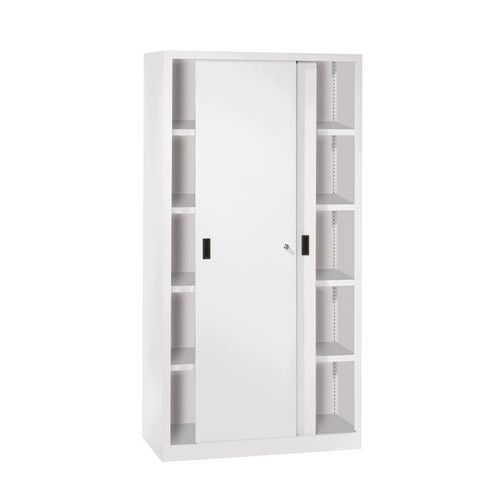 Hoge Kast Met Schuifdeuren Breedte 100 Cm Diepte 60 huismerk kopen in de aanbieding