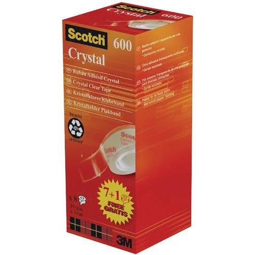 Scotch Plakband Transparant Crystal scotch kopen in de aanbieding Scotch Plakband Transparant Crystal scotch kopen in de aanbieding