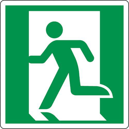 Evacuatiebord Nooduitgang Links Aluminium huismerk kopen in de aanbieding
