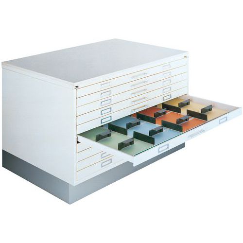 Tekeningladekast voor DIN A0formaat Manutan