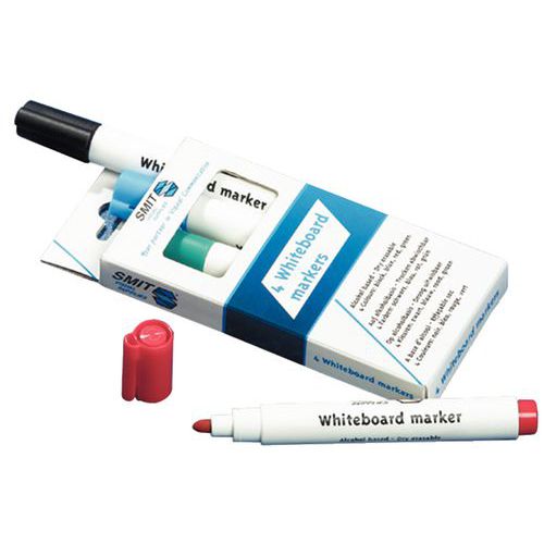 Droog uitwisbare marker voor whiteboards