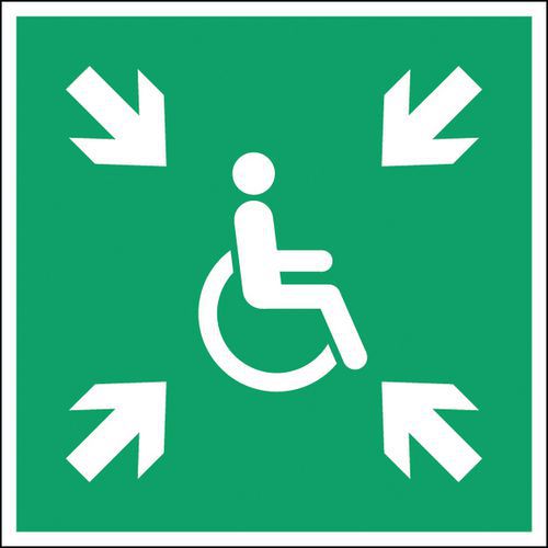 Evacuatiebord Tijdelijke Schuilplaats Hard huismerk kopen in de aanbieding