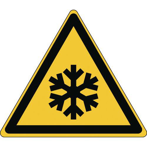 Waarschuwingsbord Lage Temperaturen Hard huismerk kopen in de aanbieding