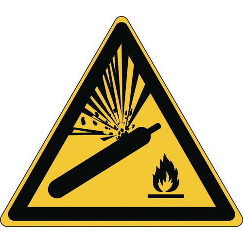 Waarschuwingsbord Fles Onder Druk Hard huismerk kopen in de aanbieding