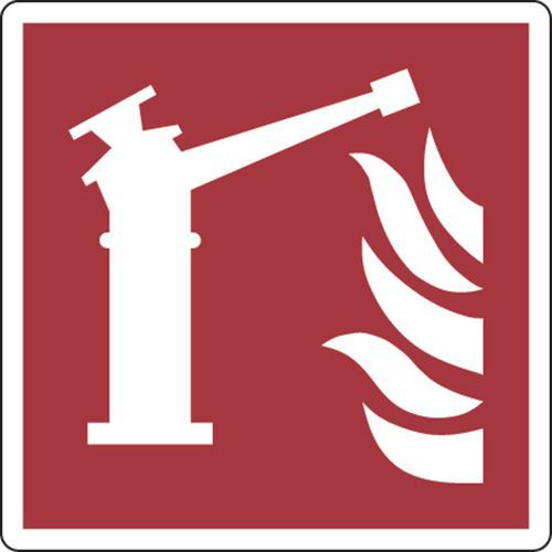 Brandbord - Brandmeldpunt en brandslang - Aluminium
