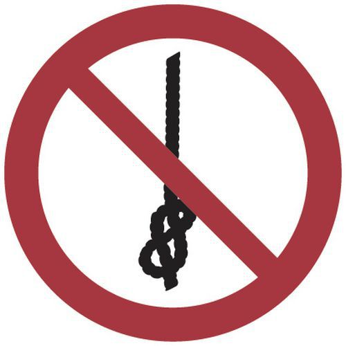 Verbodsbord Verboden Om Een Knoop Te Maken Aluminium huismerk kopen in de aanbieding