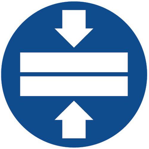 Gebodsbord Een Blokkering Gebruiken Aluminium huismerk kopen in de aanbieding