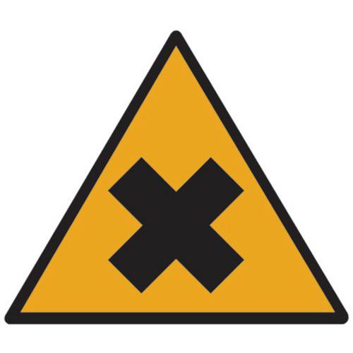 Waarschuwingsbord Schadelijke Of Irriterende Stoffen Aluminium huismerk kopen in de aanbieding