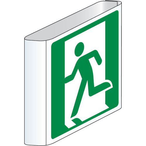 Evacuatiebord Nooduitgang Uithangbord Aluminium huismerk kopen in de aanbieding