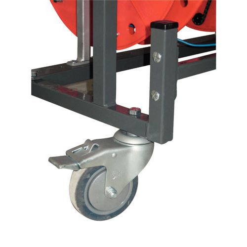 Wielenset met 4 nylon wielen nodig
