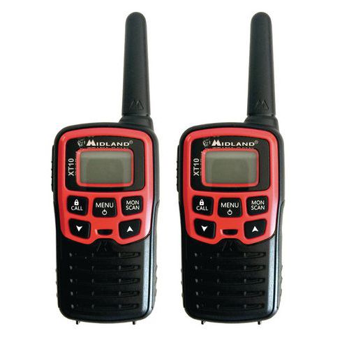 Walkietalkie Midland Xt 10 Rood Set Van 2 midland kopen in de aanbieding