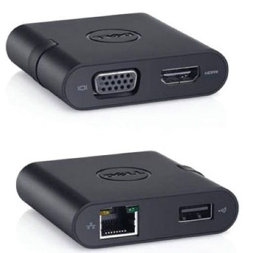 USB adapter DELL DA200 type C naar HDMI of VGA LAN USB 3.0 Manutan.nl
