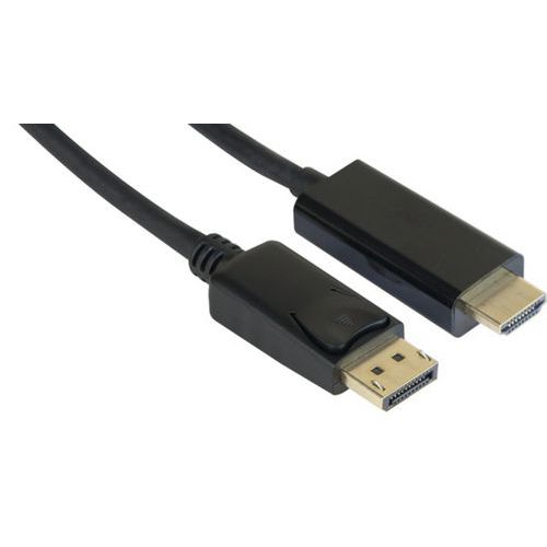 Kabel DisplayPort 1.2 M naar HDMI 1.4 kabel - 3 mtr