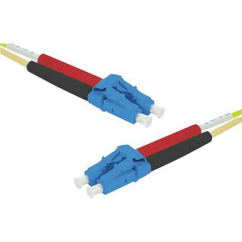 Kabel Duplex draadbrug OS2 LC-UPC/LC-UPC geel 20 m