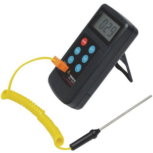 Thermometer digitaal met sonde voor dubbele meting Manutan Expert