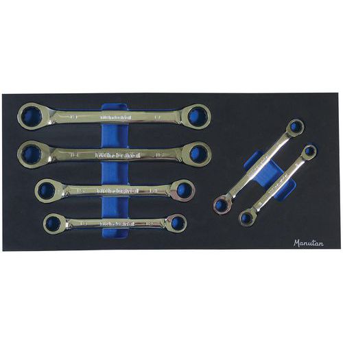 Module 13 Met 6 Ringsleutels Ratel Manutan huismerk kopen in de aanbieding