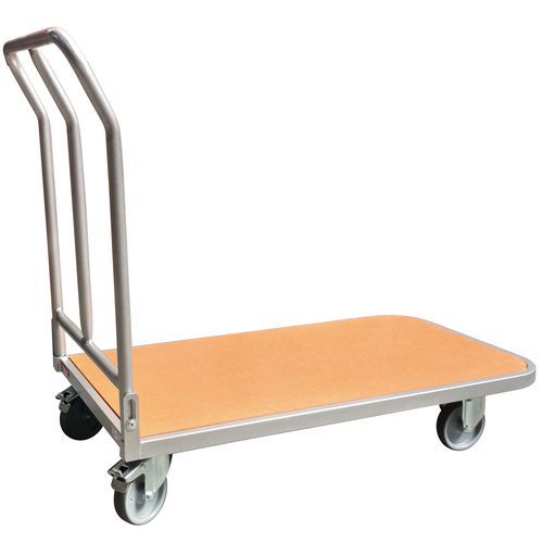 Fimm Ergonomische Plateauwagen Met Inklapbare Duwbeugel Laadvermogen 250Kg fimm kopen in de aanbieding