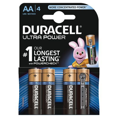 Alkalinebatterijen Duracell Ultra Power Aa duracell kopen in de aanbieding