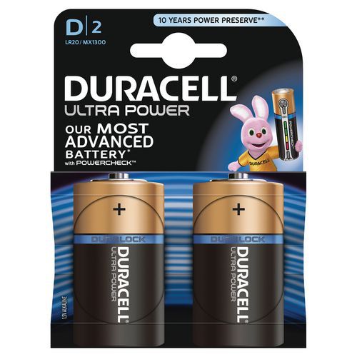 Alkalinebatterijen D Duracell Ultra Power duracell kopen in de aanbieding